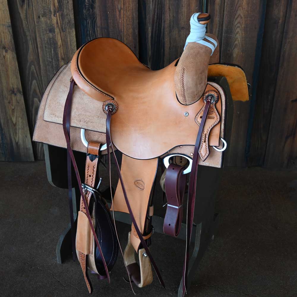 14" TESKEY'S RANCH CUTTER SADDLE Saddles Teskey's Saddlery