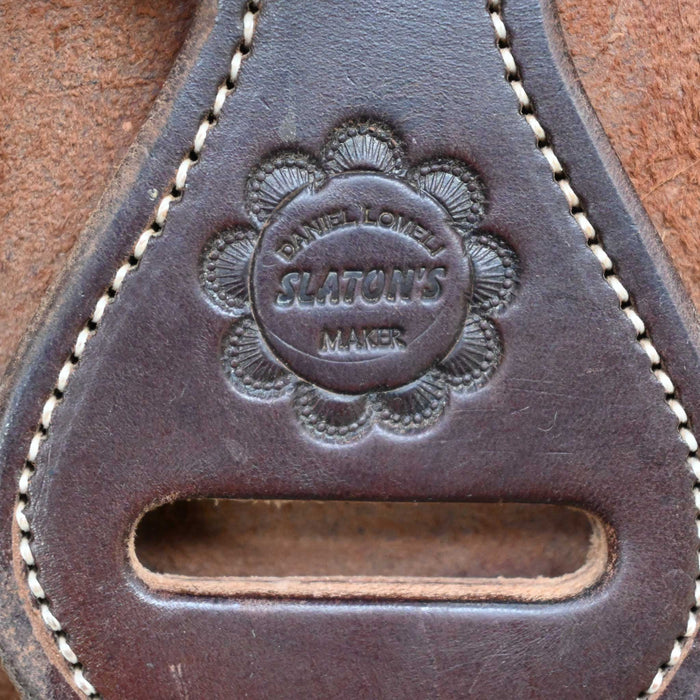 13" USED SLATON DANIEL LOMELI RANCH CUTTER SADDLE