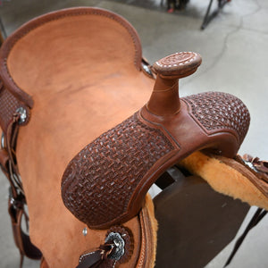 17" TESKEY'S CUTTING SADDLE Saddles TESKEY'S SADDLERY LLC   