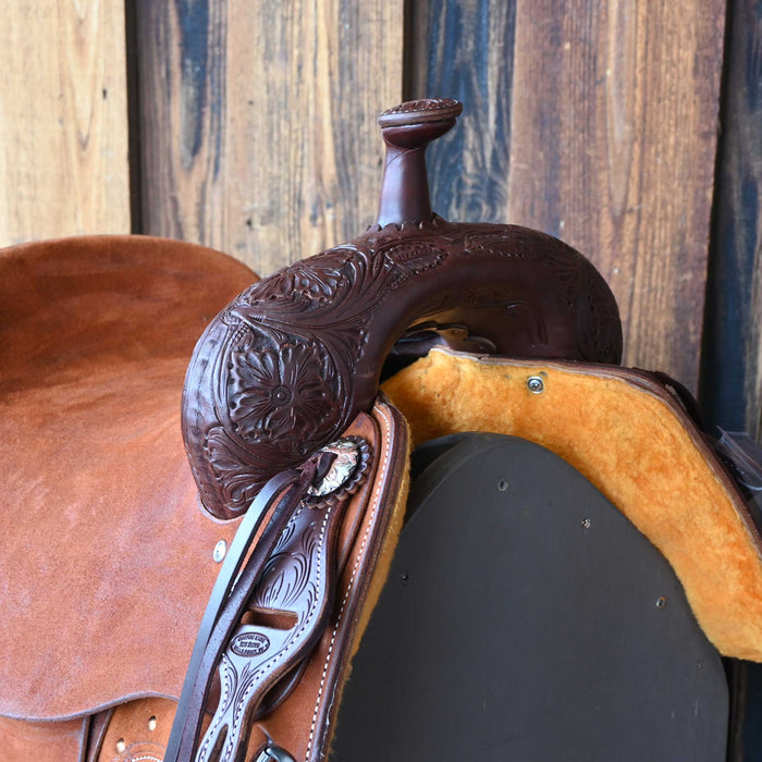 16" JEFF SMITH BEAU GALYEAN RANCH CUTTER SADDLE