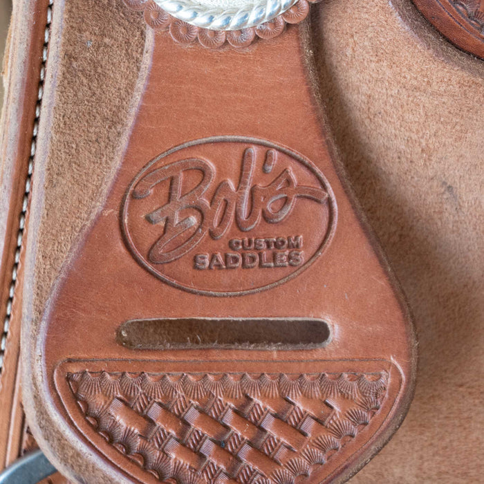 17" USED BOB'S CUSTOM CUTTING SADDLE