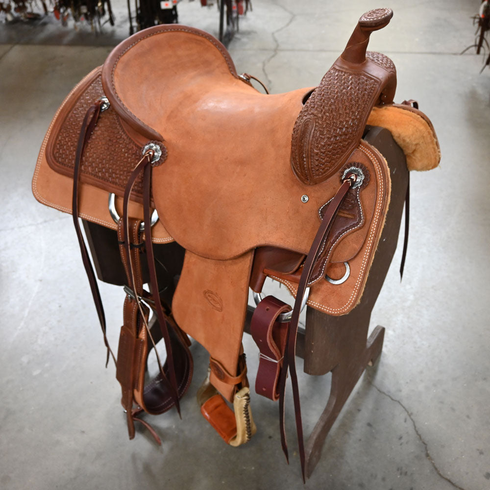 16.5" TESKEY'S CUTTING SADDLE Saddles TESKEY'S SADDLERY LLC   