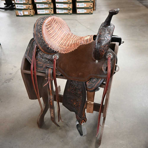 13" DOUBLE J BARREL SADDLE Saddles - New DOUBLE J SADDLERY