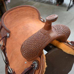 16.5" TESKEY'S CUTTING SADDLE Saddles TESKEY'S SADDLERY LLC   