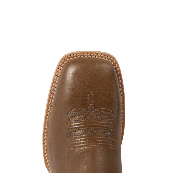 R. Watson Men's Square Toe Sand Cowhide Western Boot