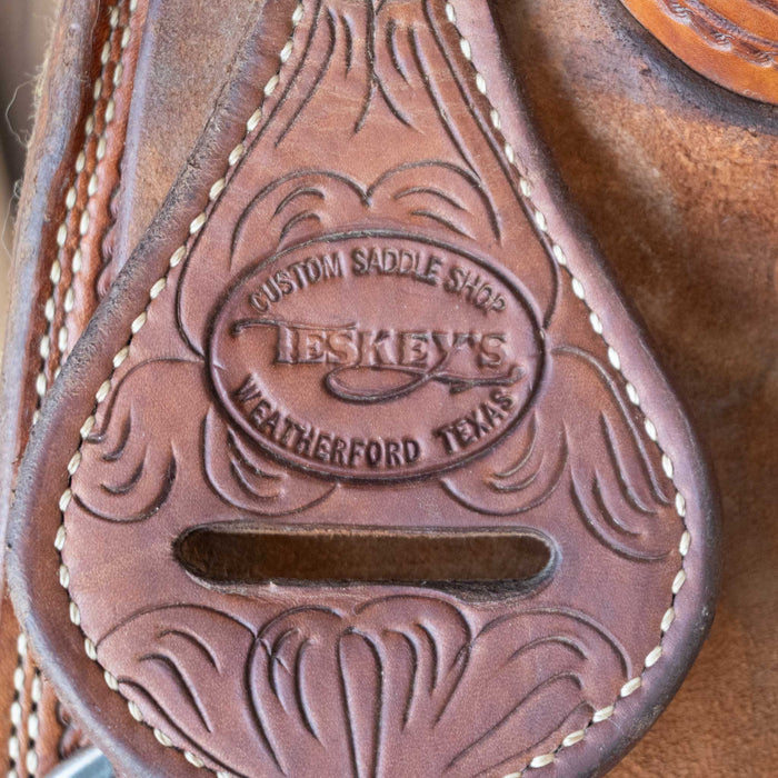 16" USED TESKEY'S ALL AROUND SADDLE