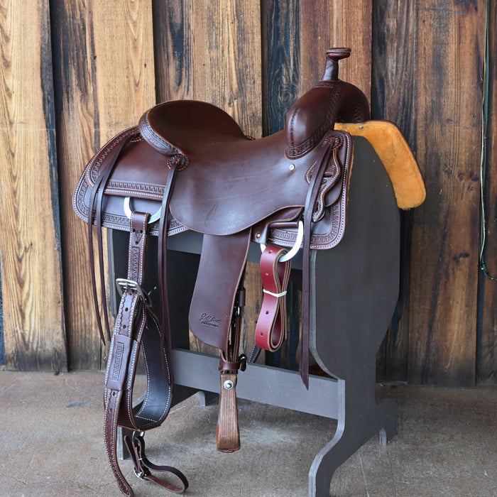 16.5" JEFF SMITH BUSTER WELCH RANCH CUTTER SADDLE