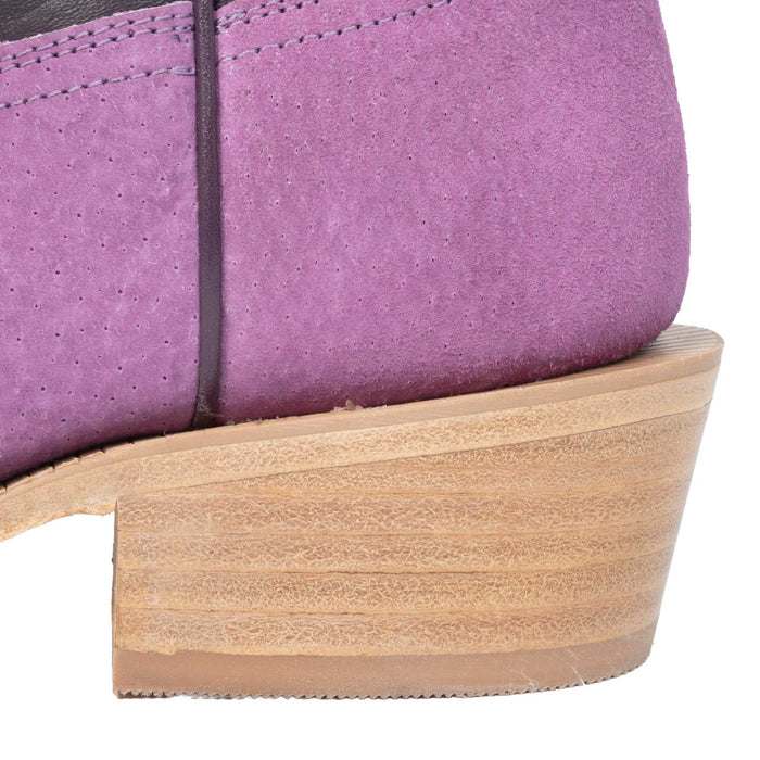 R. Watson Women's Square Toe Violet Boar Western Boot WOMEN - Footwear - Boots - Exotic Boots R Watson