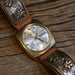Stunning 1960's Longines Admiral Goldfill Watch w/Sunset Trails Buckle Collectibles MISC