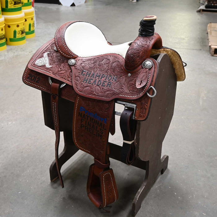14.5" USED MARTIN TEAM ROPING SADDLE