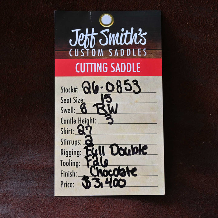 15" JEFF SMITH BUSTER WELCH CUTTING SADDLE
