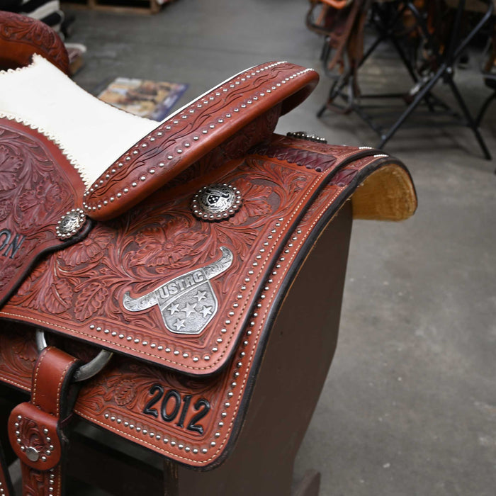 14.5" USED MARTIN TEAM ROPING SADDLE