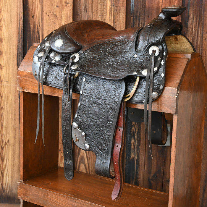 Antique Hereford Tex-Tan Saddle