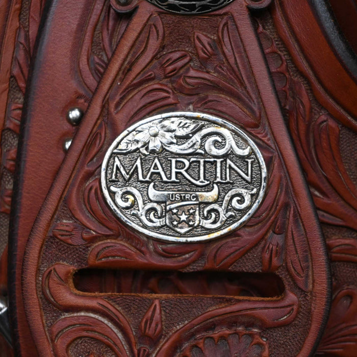 14.5" USED MARTIN TEAM ROPING SADDLE