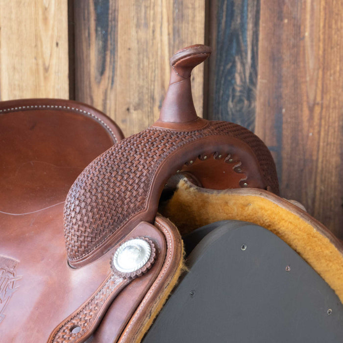 17" USED BOB'S CUSTOM CUTTING SADDLE