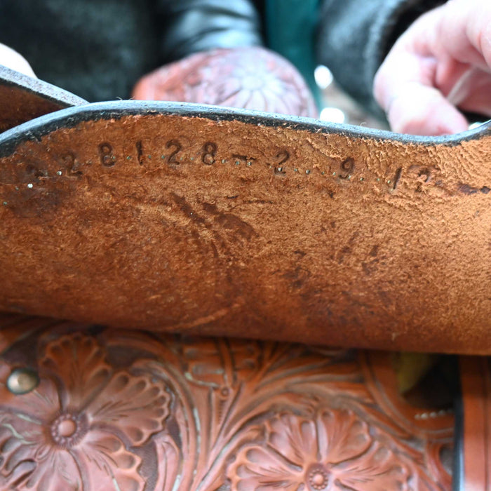 14.5" USED MARTIN TEAM ROPING SADDLE