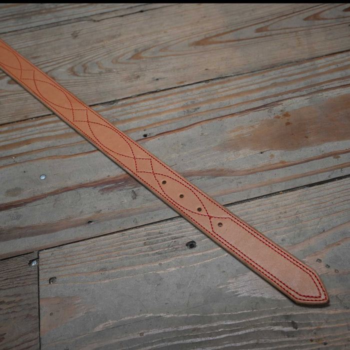 Blaine Peummer Kid's Belt w/ Red Stitch