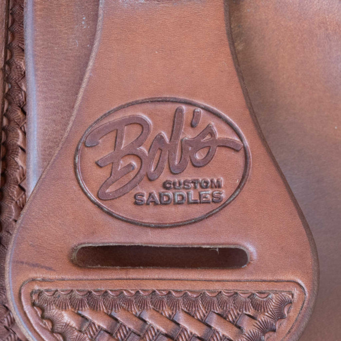 17" USED BOB'S CUSTOM CUTTING SADDLE