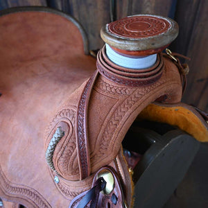 15" TESKEY'S POST HORN ASSOCIATION SADDLE Saddles Teskey's Saddlery