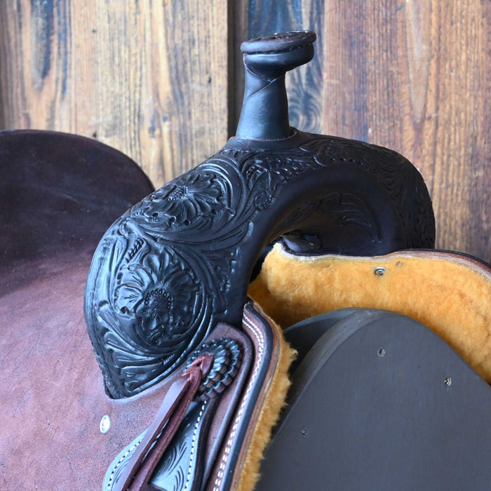 15.5" JEFF SMITH BUSTER WELCH RANCH CUTTER SADDLE