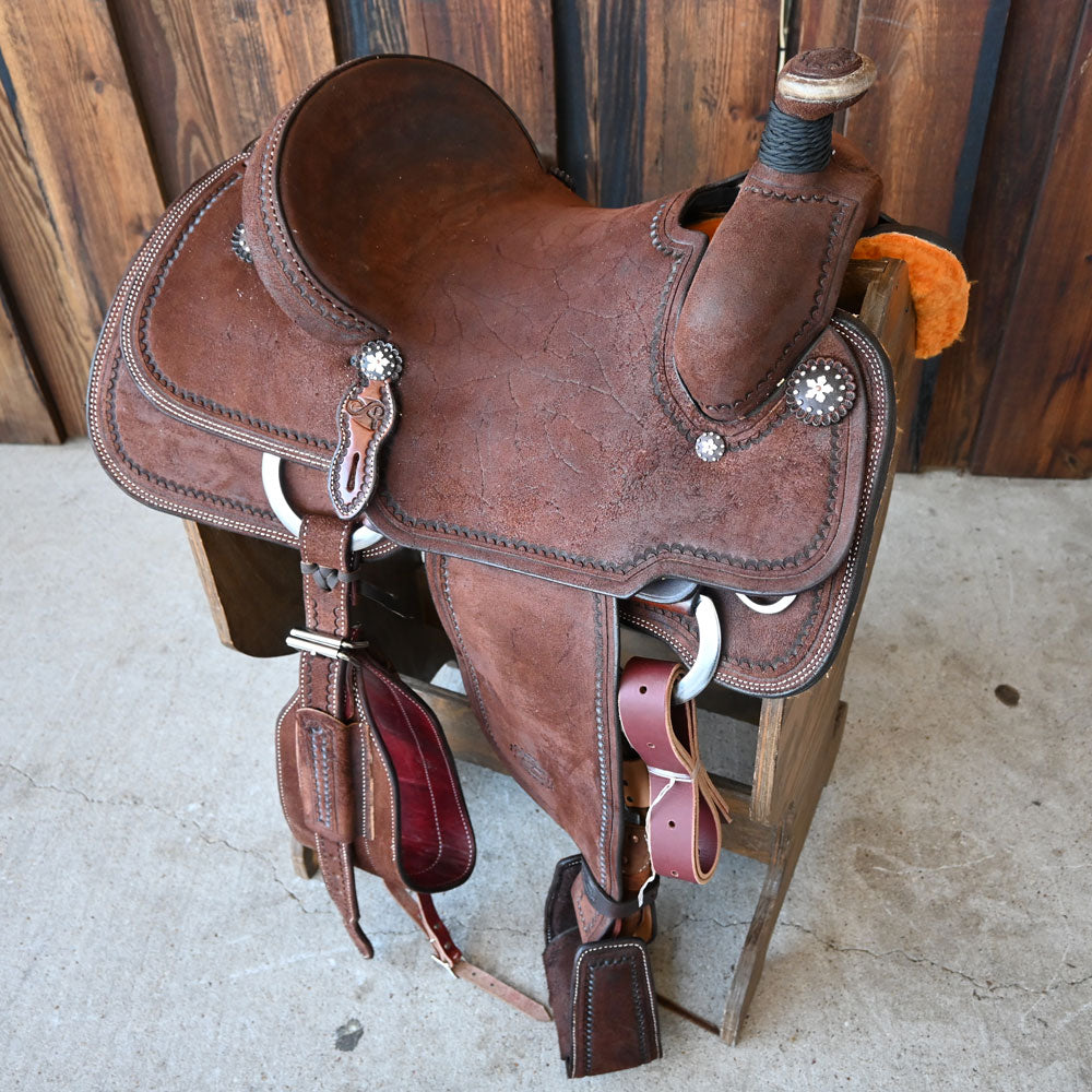 14.5" PATRICK SMITH ROPING SADDLE Saddles Patrick Smith   