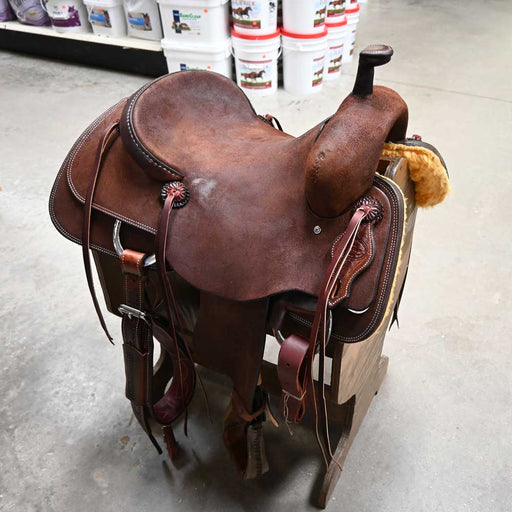15.5" TESKEY'S PRO CUTTER RANCH CUTTER SADDLE Saddles - New Teskey's Saddlery