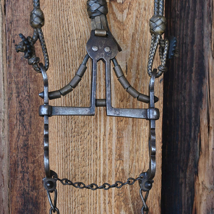Vintage fully Braided Bridle & Reins w/ Spade Rig