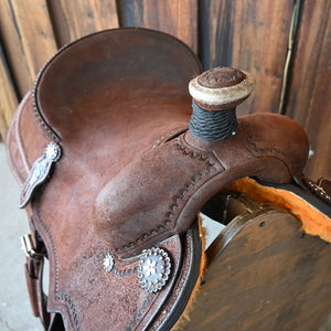 14.5" PATRICK SMITH ROPING SADDLE Saddles Patrick Smith   