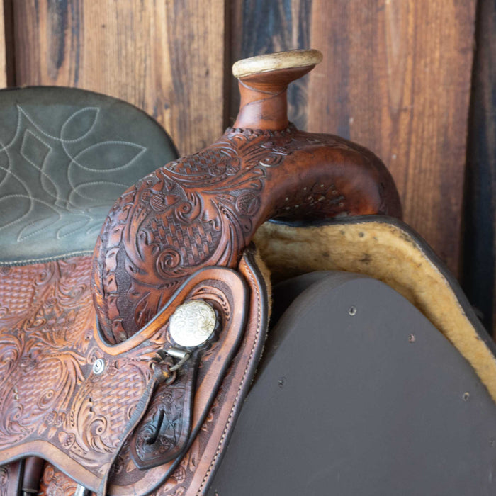 14.5" USED CIRCLE Y ALL AORUND SADDLE