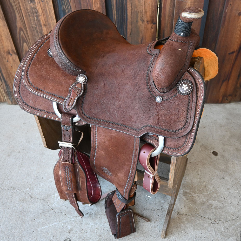 14.5" PATRICK SMITH ROPING SADDLE Saddles Patrick Smith   