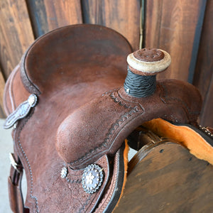 14.5" PATRICK SMITH ROPING SADDLE Saddles Patrick Smith   