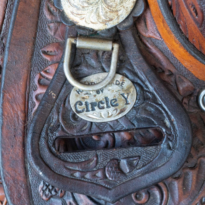 14.5" USED CIRCLE Y ALL AORUND SADDLE