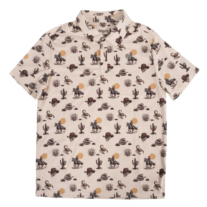 Rock & Roll Denim Men's Conversational Printed Polo Shirt