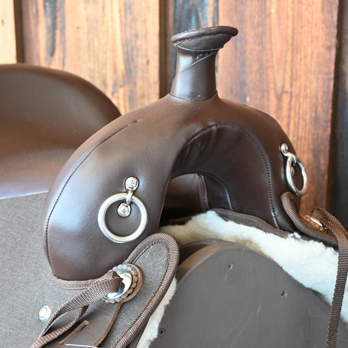 17" ABETTA DELUXE SQUARE SKIRT TRAIL SADDLE