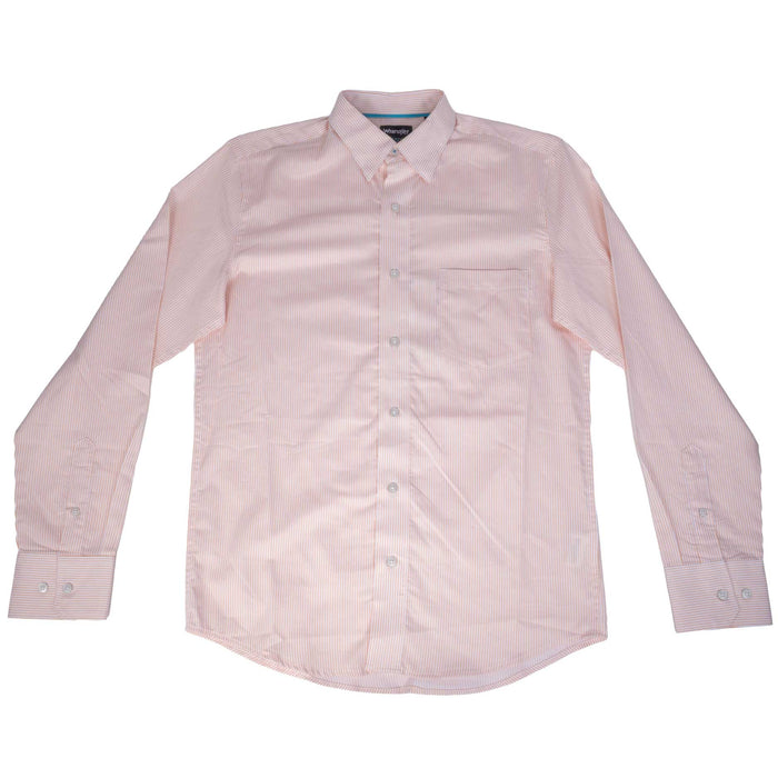 Wrangler Men's Cody Johnson Classic Fit Orange Button Up Shirt MEN - Clothing - Shirts - Long Sleeve Wrangler