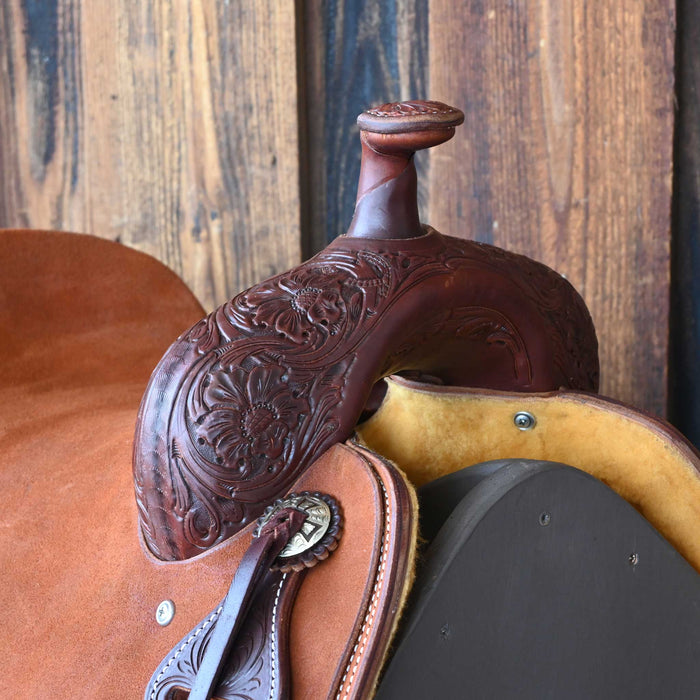 15.5" JEFF SMITH BUSTER WELCH RANCH CUTTER SADDLE