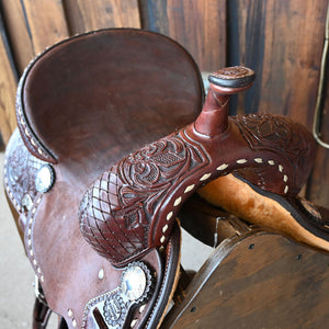 14" TESKEY'S BARREL SADDLE Saddles TESKEY'S SADDLERY LLC   