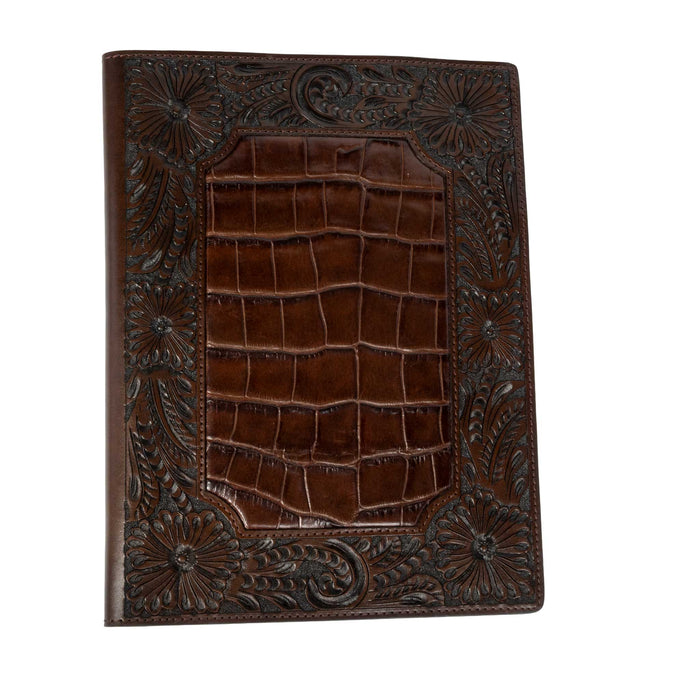 King Ranch Crocodile Notepad Holder ACCESSORIES - Additional Accessories - Notepad Holder M&F Western Products