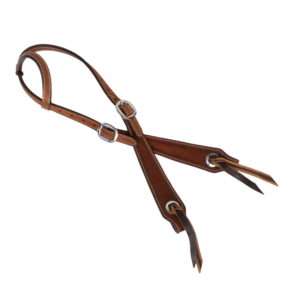 NEW Teskey's Roughout Widecheek One Ear Headstall Sale Barn Teskey's   