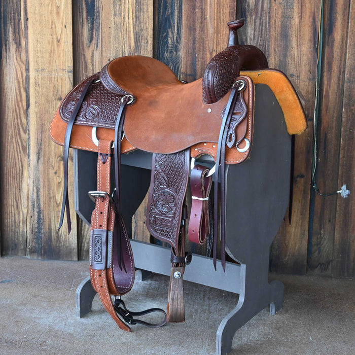 15.5" JEFF SMITH BEAU GALYEAN RANCH CUTTER SADDLE