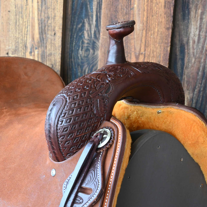 15.5" JEFF SMITH BEAU GALYEAN RANCH CUTTER SADDLE