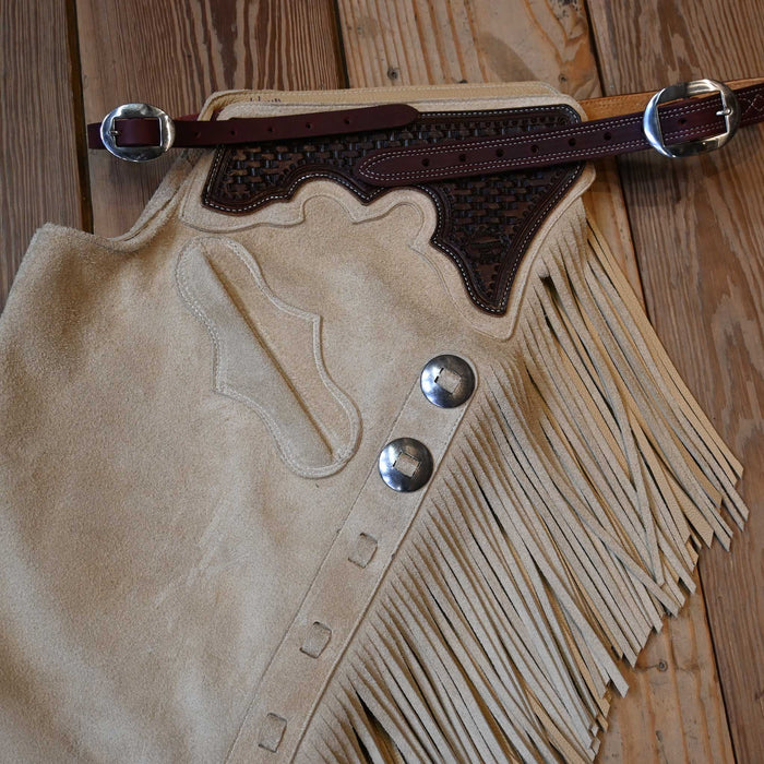 Teskey's Medium Bone Roughout Versatility Chaps