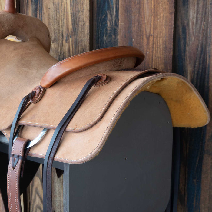 15" USED JEFF SMITH RANCH CUTTER SADDLE