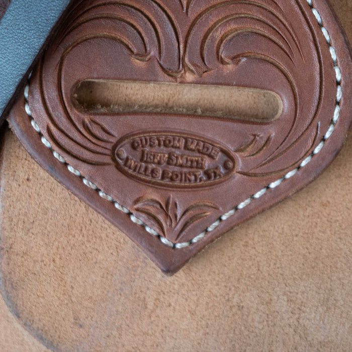 15" USED JEFF SMITH RANCH CUTTER SADDLE