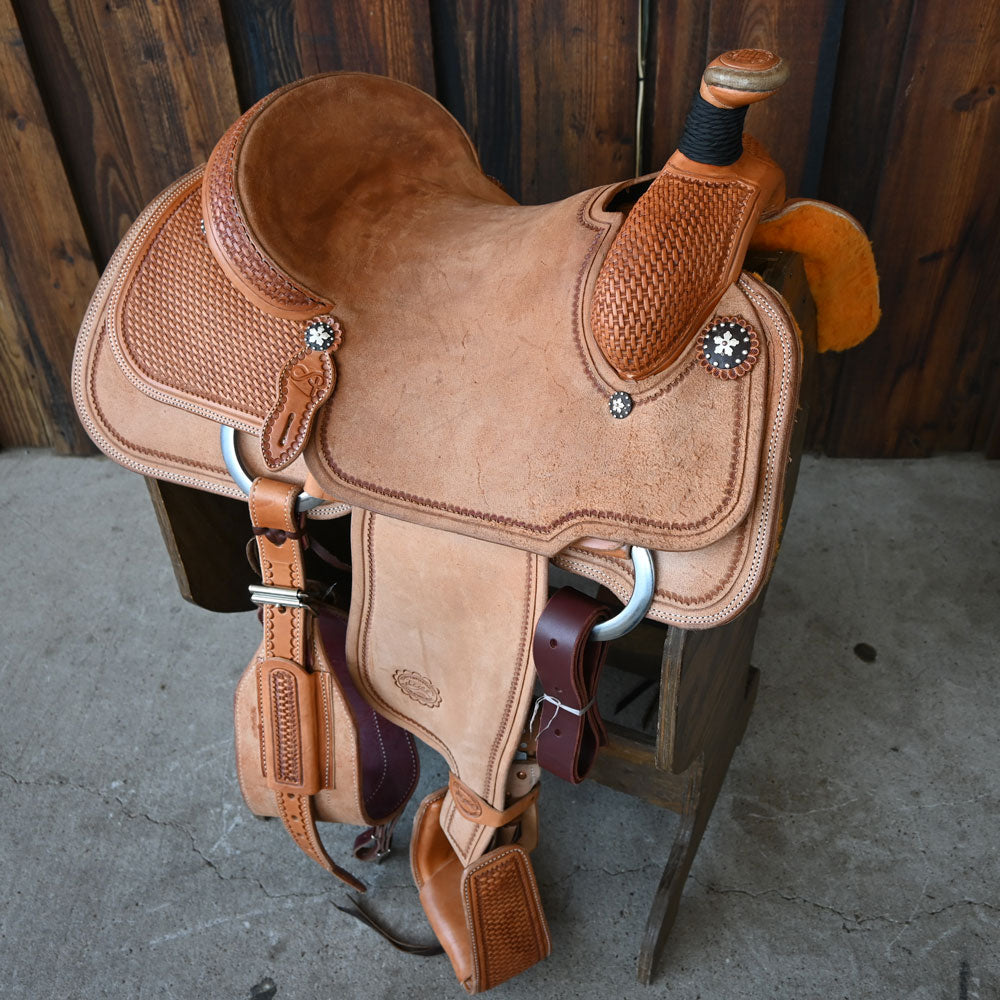 14.5" PATRICK SMITH ROPING SADDLE Saddles Patrick Smith   