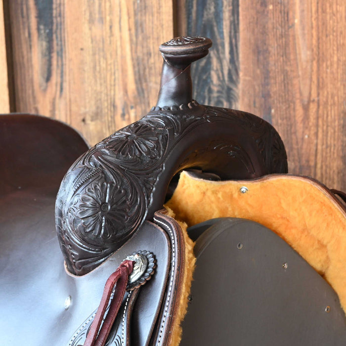 16" JEFF SMITH BUSTER WELCH RANCH CUTTER SADDLE