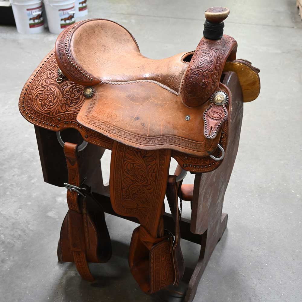 15.5" USED TESKEY'S ALL AROUND SADDLE