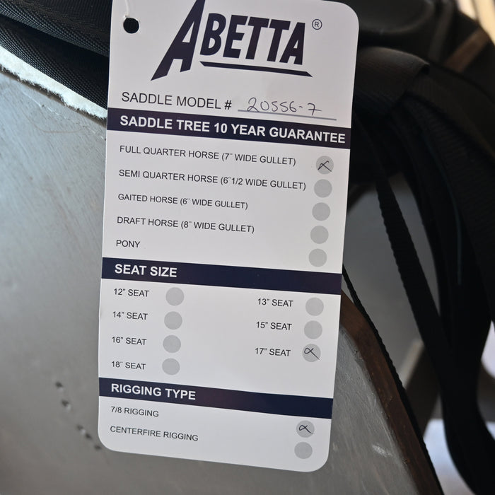 17" ABETTA TRAIL FINDER SADDLE