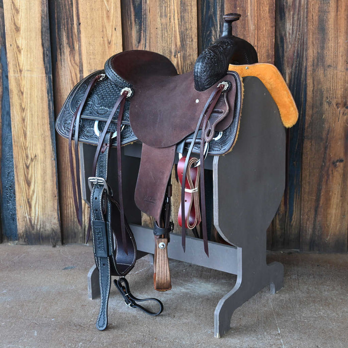 15" JEFF SMITH BUSTER WELCH RANCH CUTTER SADDLE