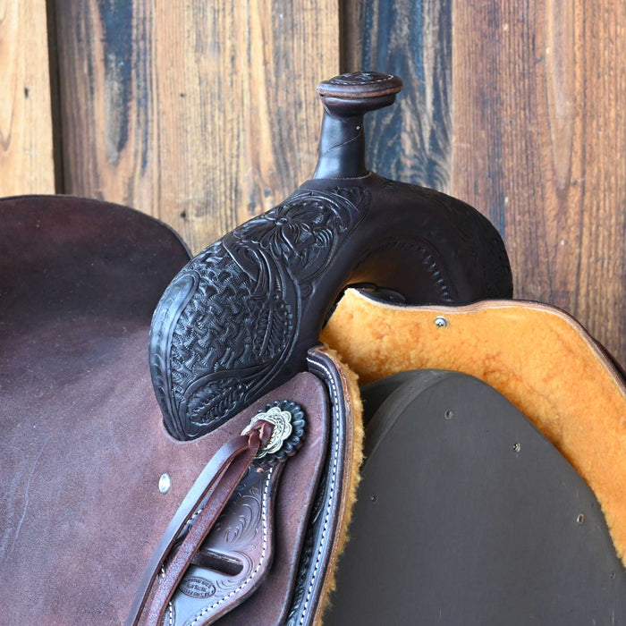 15" JEFF SMITH BUSTER WELCH RANCH CUTTER SADDLE